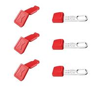 Knipex Clips TetheredTool + Clips ColorCode rouges, 3 pièces de chaque, 00 63 06 TCR