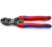 Knipex CoBolt® Coupe-boulons compact noire atramentisée, avec gaines bi-matière minces, avec œillet de fixation intégré pour fixation d’un dispositif antichute 200 mm 71 22 200 T