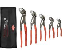 KNIPEX Cobra - Jeu de pinces à rainures et languettes - 5 pièces - en pochette pliante