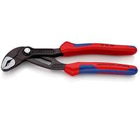 Knipex Cobra Pince multiprise de pointe sur carte LS avec poignées multimatières 180 mm, 87 02 180 SB