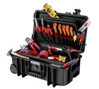 KNIPEX "Coffret à outils ""Robust26 Move"" électrique, 22 pièces, Set d''outils"