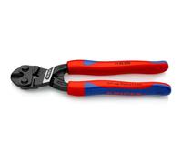 Knipex CoBolt® Coupe-boulons compact noire atramentisée, avec gaines bi-matière minces 200 mm (carte LS/blister) 71 02 200 SB