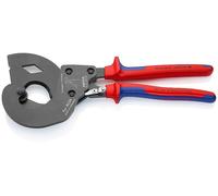 Knipex 95 32 340 SR Coupe-câble à cliquet Adapté pour (technique d'isolation) câbles armés d'acier 3
