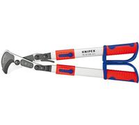 Knipex Coupe-câbles à cliquet avec bras télescopiques avec poignées multimatières 570 mm, 95 32 038