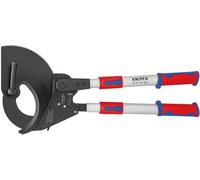 Knipex 95 32 100 Coupe-câble à cliquet Adapté pour (technique d'isolation) câbles en alu et en cuivre, à 1 ou plusieurs fils 100