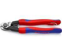 Knipex Coupe-câbles forgé avec gaines bi-matière, avec œillet intégré pour fixation d’un dispositif antichute 190 mm 95 62 190 T