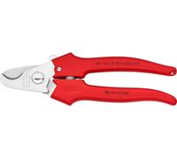 KNIPEX Coupe-câbles poignées gainées en plastique par extrusion sur carte LS gainage PVC par extrusion 165 mm, 95 05 165 SB