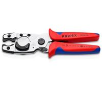 Knipex Coupe-tubes pour tubes PER et multicouche et gaines de protection chromée avec poignées multimatières 210 mm, 90 25 20