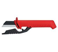 Knipex Couteau d'électricien pour câbles avec lame interchangeable 190 mm - 98 56 SB