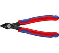 Knipex Electronic Super Pince coupante diagonale pour l'électronique, 125mm, fil doux (cuivre) max, 1,6 mm, fil mi-dur max, 1,2 mm, 78 61 125