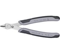 KNIPEX Elektronski Super Knips ESD sur carte LS avec poignées multimatières 125 mm, 78 03 125 ESDSB