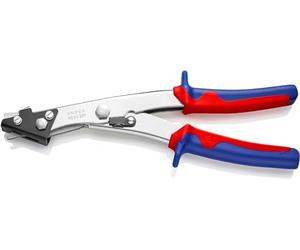 Knipex Grignoteuse à tôles nickelée avec poignées multimatières 280 mm, 90 55 280
