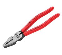 Knipex Pince universelle à forte démultiplication sur carte LS gainées en plastique 200 mm, 02 01 200 SB