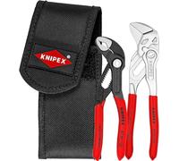 KNIPEX Jeu de mini-pinces, 2 outils, comprend KNIPEX Cobra XS et Pinces-clés XS, en pochette de ceinture à outils, clip ceinture, 00 20 72 V01