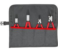 Knipex Jeu de pinces pour circlips 00 19 56 V01, 4 outils (carte LS/blister)
