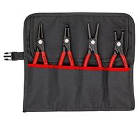 Knipex Jeu de pinces pour circlips 00 19 57 V01 – 4 outils 19–60 mm intérieurs et extérieurs