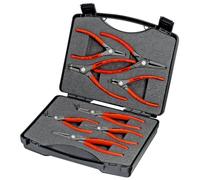 KNIPEX Jeu de pinces pour circlips de précision 8 pièces dans coffret en plastique ( 4000795294 )