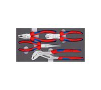 KNIPEX Zangen-Set Basic Chrome 00 20 01 V17, Set de pinces