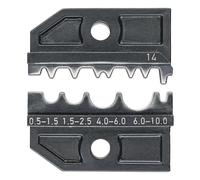 Knipex Jeu de sertissage pour cosses de câble non isolées Connecteur à sertir/à pousser/à presser AWG 20-7 Capacité 0,5-10 mm²