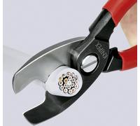 Knipex Kabelschere 200mm fuer Kabel 25mm/70mm² Knipex 95 11 200 Pince coupe-câbles Adapté pour (technique disolation) câbles en alu et en cuivre, à 1 ou