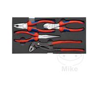 KNIPEX Kit de 4 outils avec insert pour chariot à outils