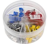 Assortiment d'embouts simples Knipex 97 99 907 4 mm² partiellement isolé gris, jaune, rouge, bleu 100 pc(s)