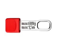Knipex Œillet de pince 00 62 10 TR – Clips TetheredTool rouge 30 mm 10 pièces