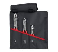 Knipex Knipex Jeu de pinces à prise frontale 3 pcs 150/200/250 mm avec sacoche rouleau Poignées plastique Quantité:1