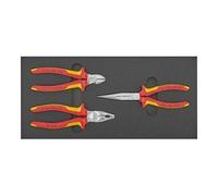 Knipex Knipex Module d’outils 1/3 188 × 395 × 30 mm Pinces VDE 3 pièces Quantité:1