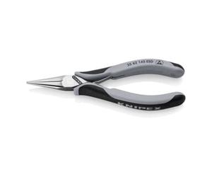 Knipex KNIPEX Pince à bec électronique ESD 35 62 145 ESD, 145 mm, polie miroir, manche multi-composants, articulation traversante Quantité:1