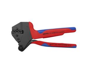 Knipex KNIPEX Pince à sertir EVO 97 43 66 pour inserts interchangeables, manches bi-matière, brunie 200 mm Quantité:1