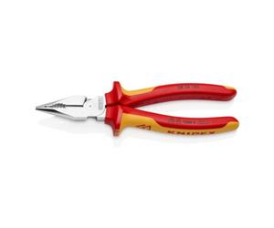 Knipex KNIPEX Pince combinée pointue VDE chromée avec poignées multicouches 185 mm Quantité:1