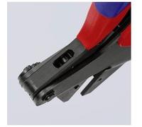 Knipex Pince à sertir universelle pour matrices de sertissage interchangeables brunie, avec gaines bi-matière 200 mm 97 43 200