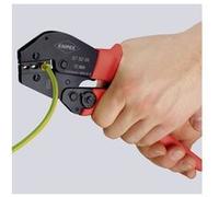 Knipex Pince à sertir également pour prise à deux mains avec gaines en plastique antidérapantes 250 mm, 97 52 23