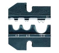 Knipex Matrice de sertissage pour cosses tubulaires, cosses de câble à sertir et cosses à presser non isolées ainsi que prolongateurs, connecteurs serties et connecteurs à serrer non isolés 97 49 11