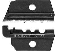 Knipex Matrice de sertissage pour cosses tubulaires et cosses, 97 49 10 | De câble à sertir non isolées ainsi que prolongatuers et connecteurs sertis