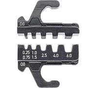 Knipex Matrice de sertissage pour embouts de câble isolés et non, 97 39 08 | Isolés 0.25 - 6 mm²