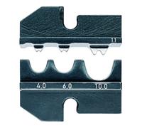 Knipex Matrice de sertissage pour cosses tubulaires, cosses de câble à sertir et cosses à presser non isolées ainsi que prolongateurs, connecteurs serties et connecteurs à serrer non isolés 97 49 11