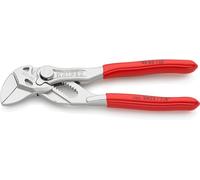 Knipex Mini-pince-clé pince et clé à la fois chromée, gainées en plastique 125 mm (carte LS/blister) 86 03 125 SB