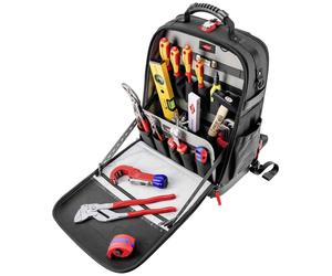 Knipex Modular X18 Sanitär 00 21 50 S pour les sanitaires Werkzeugrucksack bestückt (l x H x P) 340 x 530 x 210 mm