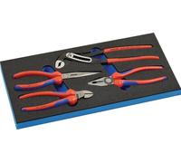 Lebenshilfe Gießen Jeu de pinces LD45 l.185xP.385xH.30mm 1/3 module à outils 4-pcs. jeu de pinces K Quantité:1