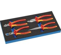 KNIPEX Module à outils LD45 4 pièces module 1/3 jeux de pinces VDE VDE pinces