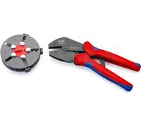 Knipex Pince à sertir MultiCrimp 97 33 01 – porte‑profils, brunie, 250 mm, 1 pc