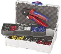 Knipex neu 97 90 09 Pince à sertir pour embouts de câble 0.08 à 10 mm² avec assortiment dembouts dans une mallette