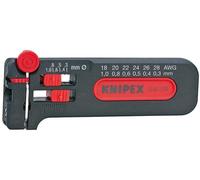 Knipex Outil à dénuder, petit modèle, 0,30 - 1,0 Ø mm, 100 mm - 12 80 100 SB