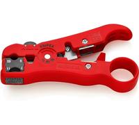 Knipex 16 60 06 SB Dénudeur de câble adapté pour câbles coaxiaux RG59, RG6, RG7, RG11