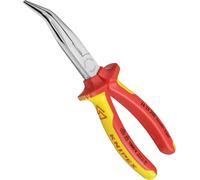 KNIPEX pince à bec plat avec tranchant chromée 200 mm