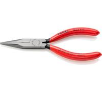 Knipex Pince plate à becs ronds droite 30 21 140 – pour l'électronique – acier magnétique
