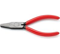 Knipex Pince à becs plats noire atramentisée, gainées en plastique 125 mm 20 01 125