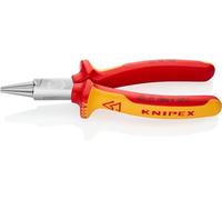 Knipex Pince à becs ronds chromée, isolées par gaines bi-matière, certifiées VDE 160 mm 22 06 160